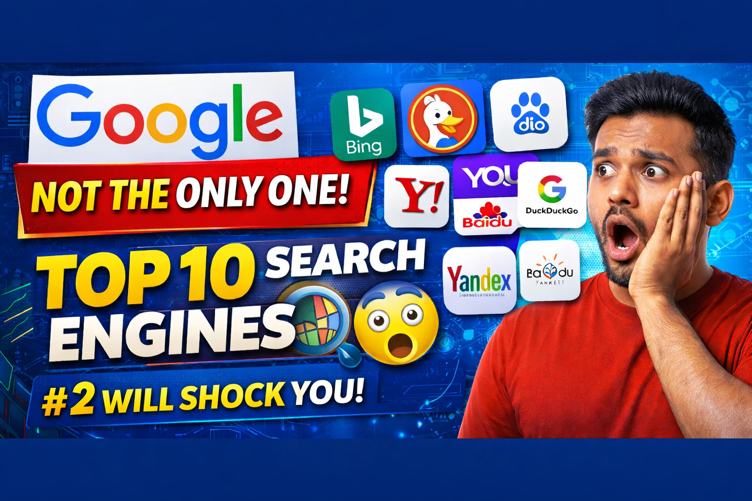 Google மட்டும் அல்ல! உலகின் 10 சக்திவாய்ந்த தேடுபொறிகள் – பலருக்கும் தெரியாத பட்டியல் (2026)